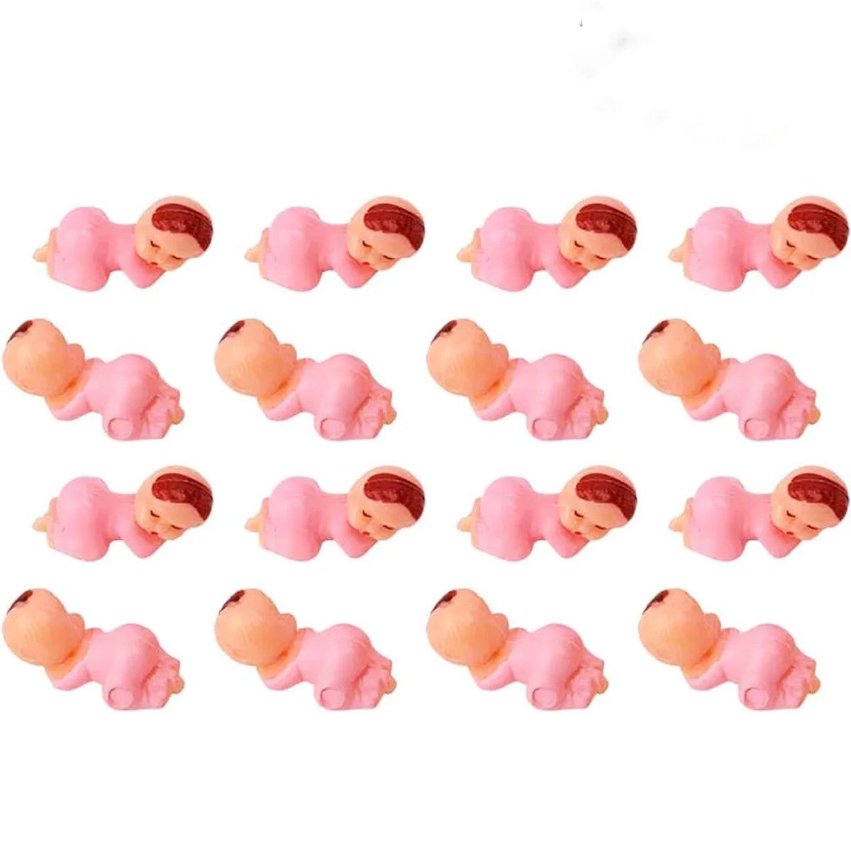 150/100/60/30Pcs Mini Plastic Babies Doll for Baby Shower Ice Cube Game Mini Baby Gender Reveal Baby shower Party Favors Decor