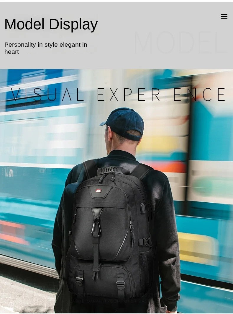 Mochila de Viagem 50L 60L 80L para Mulheres e Homens Mochila Masculina de Grande Capacidade para Viagem de Negócios Mochilas Impermeáveis ao Ar Livre Bolsa Feminina para Laptop
