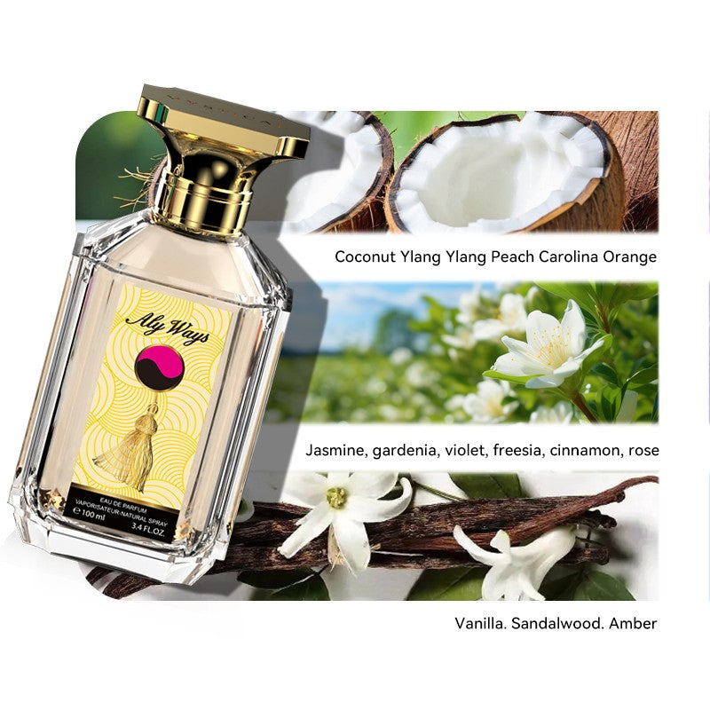 100ML 3.4FL.OZ Vanilla Women's Perfume - Oriental Floral Notes EDP Inspired by Far A.way For Women, Fresh Fragrance Spray