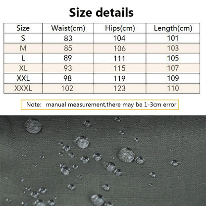 New Tactical Work Pants Men Outdoor Cargo Trousers Multi-pocket Waterproof Pant Autumn Spring Outdoor Workwear Hiking Trousers