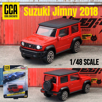 1/48 Suzuki Jimny Carro de Brinquedo Modelo CCA MSZ 1:64 Veículo Diecast Miniatura Rodas Livres Coleção Adequado para Hot Wheels Presente Criança