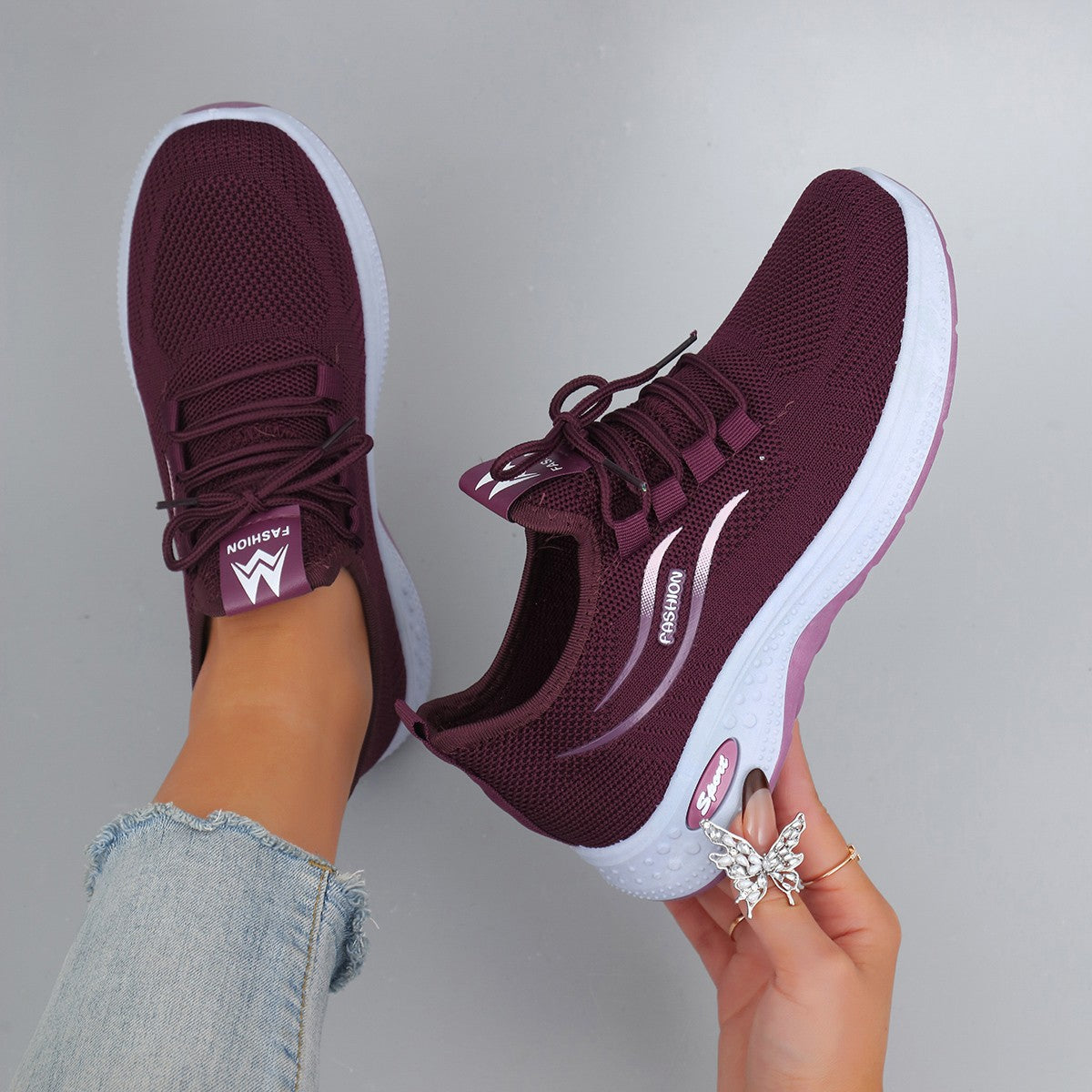 Women's summer breathable mesh flat shoes women's shoes casual sneakers shoes, clearance free shipping