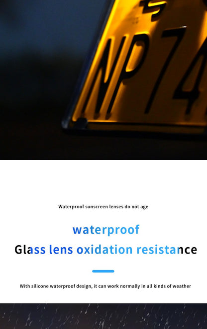 Luzes de Projeção Traseira de LED para Motocicleta Olho de Diabo Luzes de Chão para Veículos Elétricos Luzes Ambiente de LED Luz de Aviso de Alto Brilho