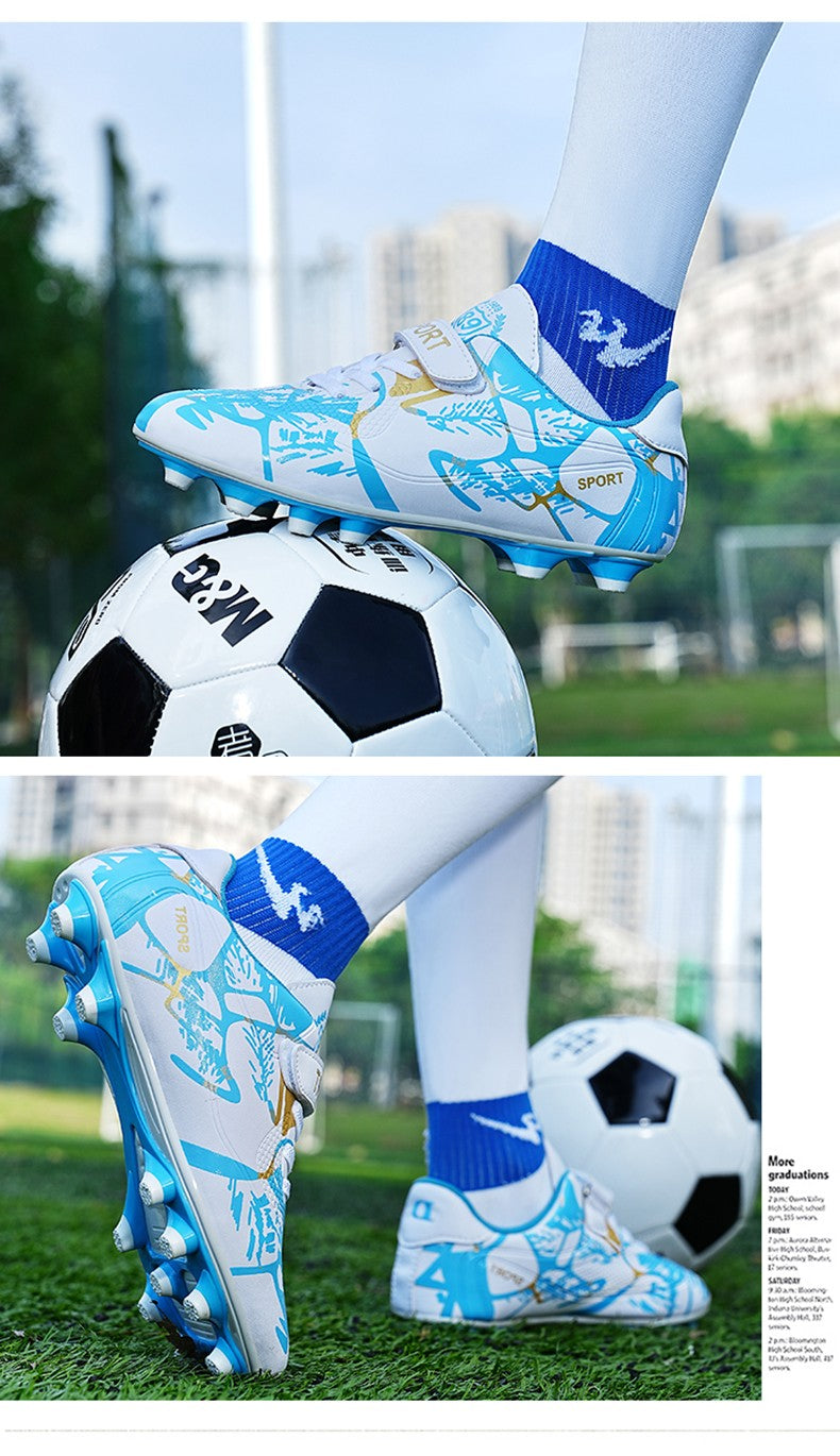 New Kids Football Shoes Match Soccer Shoes Indoor Football Field Boots Grass Training Original  Professional Sneaker Comfortable