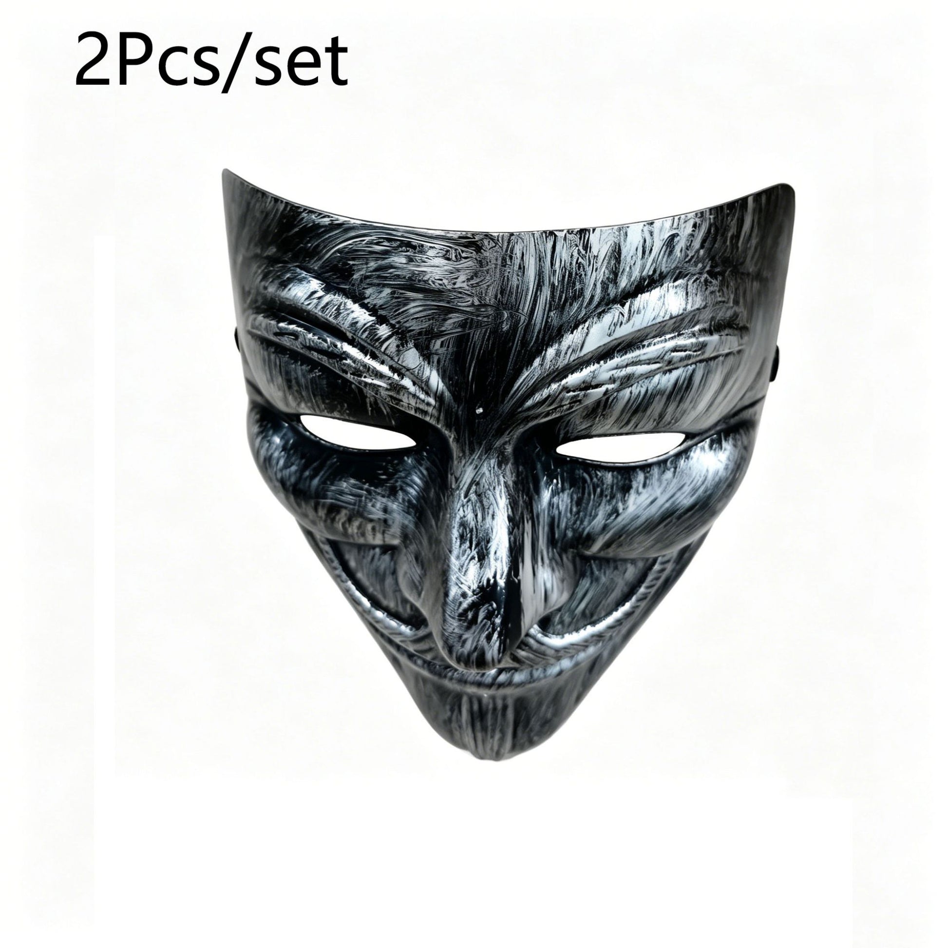 2Pcs Venetian Mask For Man Women Dual?Color for Masquerade Halloween Wedding Couple Carnival Party Cosplay
