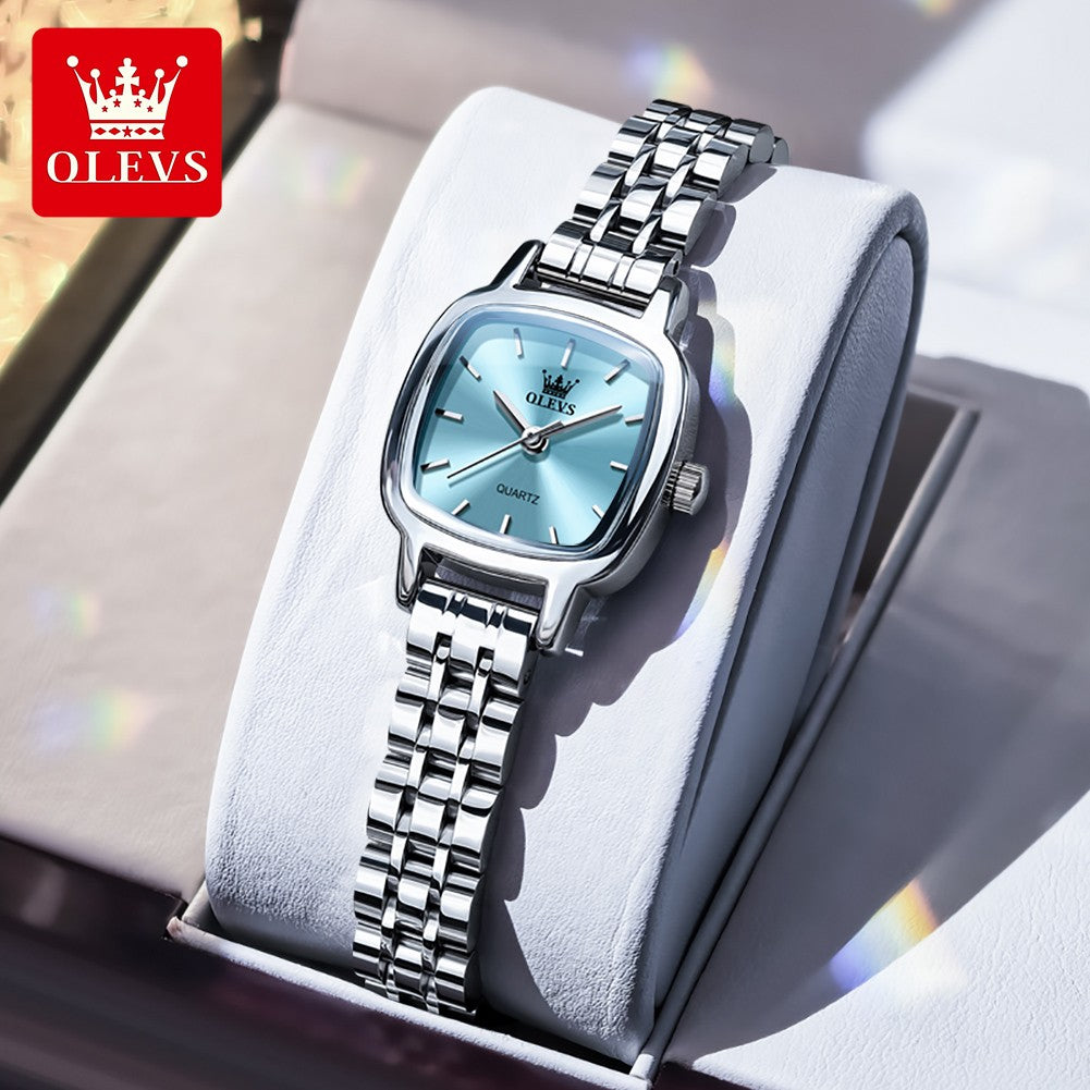 OLEVS 5675 Women Watches Elegant Ladies Square Quartz Watch Waterproof Luminous Wristwatch For Girlfriend Lovers Gift Reloj