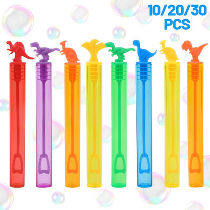 10/20/30Pcs Dinosaur Bubble Tube Empty Soap Bubble Bottle Toys for Kids Birthday Party Favors Wedding Guest Gifts Baby Shower