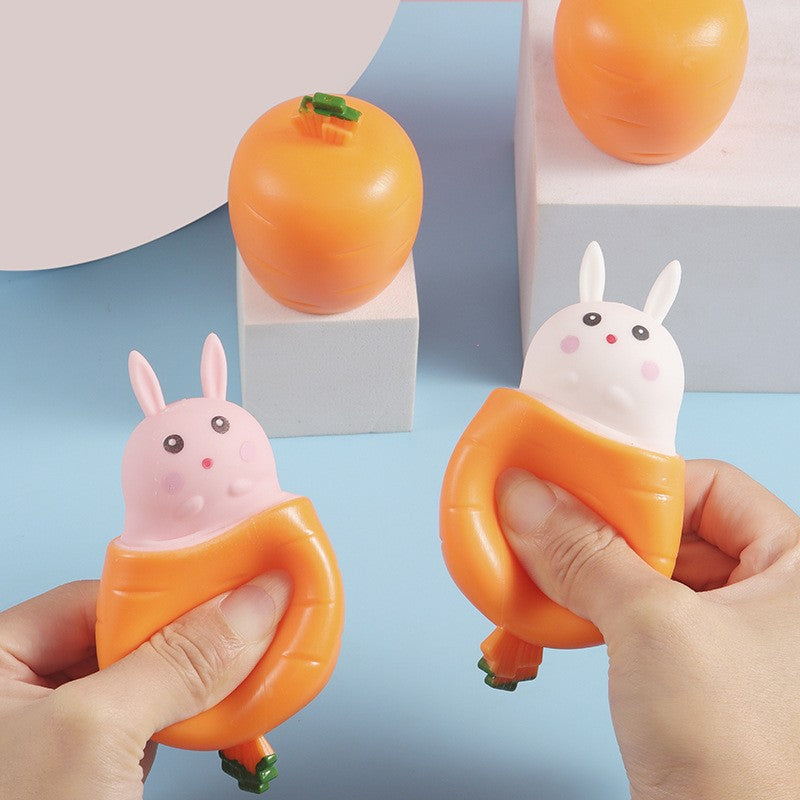 5/10/20/30PCS Cheese Mouse Rabbit Pinch Music Stress Relieving Squirrel Cup Toy Trick Stress Relieving Toy Party Favors
