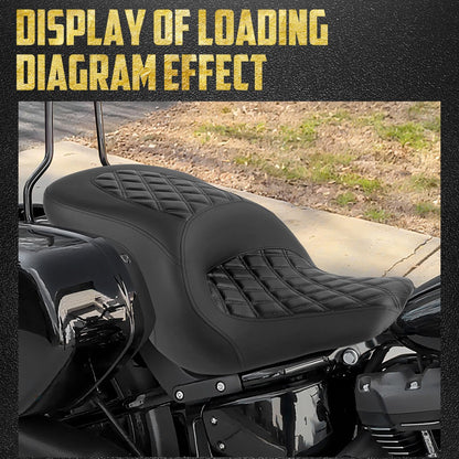 Assento Traseiro Dianteiro para Passageiro de Motocicleta para Harley Softail Sport Glide Low Rider S Low Rider ST 2018-24