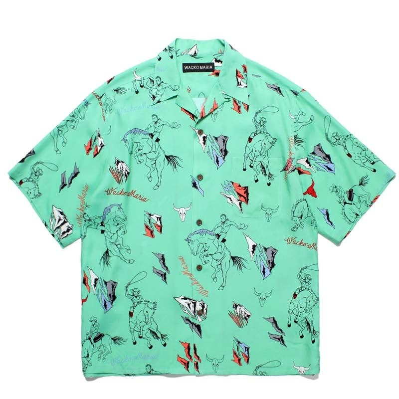 Latest Trend WACKO MARIA 25SS Vintage Denim Rope Crop Casual Hawaii Beach Holiday Mens Womens Casual Short Sleeve Shirt Tops