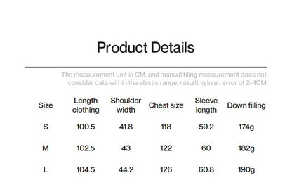 TOYOUTH Womens Down Coat 2024 Winter New Fur Collar Single Breasted Button Medium Thick Long Coat
