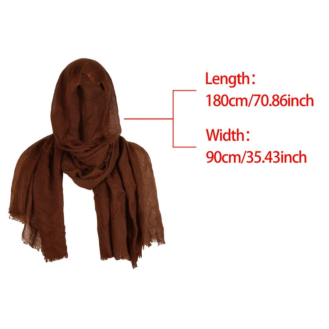 Renaissance Costume Medieval Post Apocalyptic Shawl Scarf, Cloak with Hood Cowl