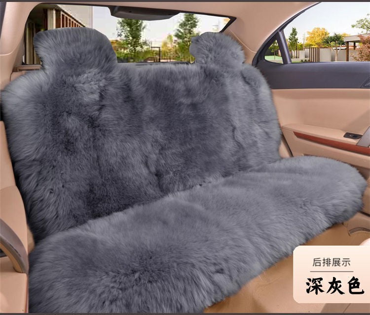 1 Peça Quente Pelúcia Capas de Assento de Carro Universal Longa Lã de Pelo Capa de Assento Dianteiro de Carro Protetor Almofada Tapete para Acessórios de Carro Almofada de Assento de Carro