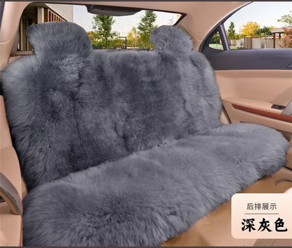 1 Peça Quente Pelúcia Capas de Assento de Carro Universal Longa Lã de Pelo Capa de Assento Dianteiro de Carro Protetor Almofada Tapete para Acessórios de Carro Almofada de Assento de Carro