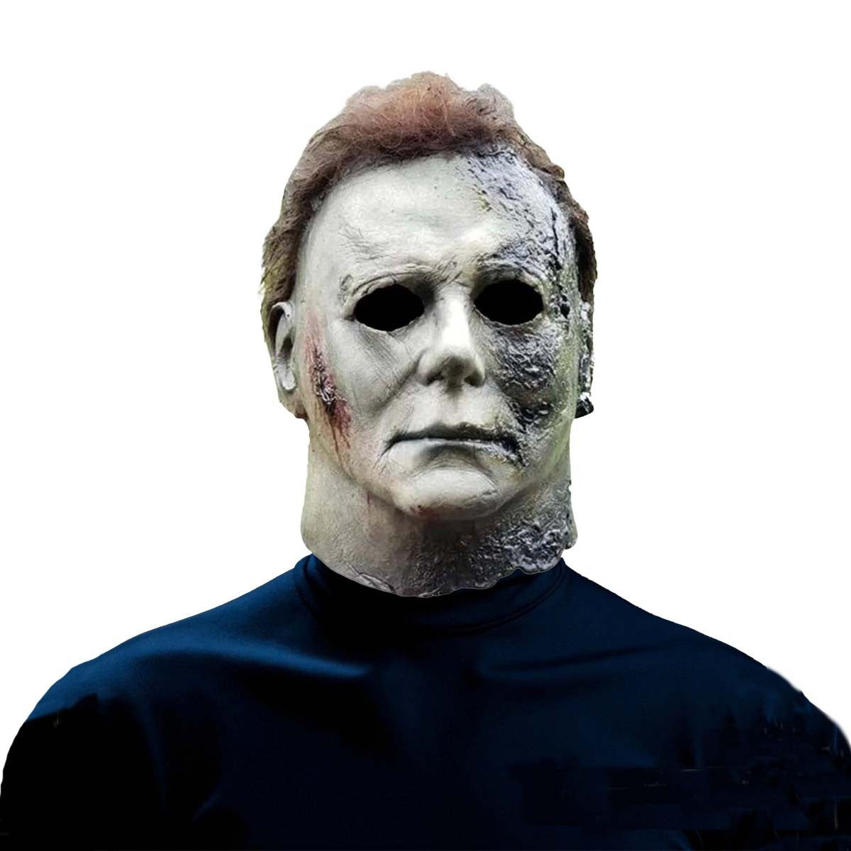 New horror film Michael Myers Mask Halloween Thriller Headset Cosplay Horror Killer Full Face Latex Helmet Party Costume Props