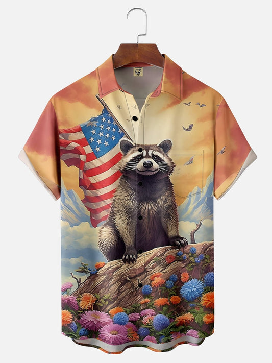 Cartoon Animal Graphic Men's Funny Shirt 3D Print Quick Dry Short Sleeve Tops Casual Men's Clothes Summer Street fashion Shirt