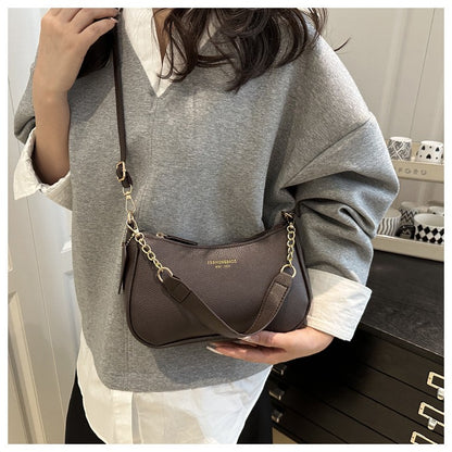 Fashion Shoulder Crossbody Bag with Adjustable Strap, Elegant Underarm Bag for Leisure Daily Party Handbag, Women'S Shoulder Bag