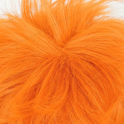 Peruca de Cosplay Hinata Shoyo 26cm Curta Cabelo Laranja Anime Shoyo Hinata Perucas Sintéticas Resistentes ao Calor