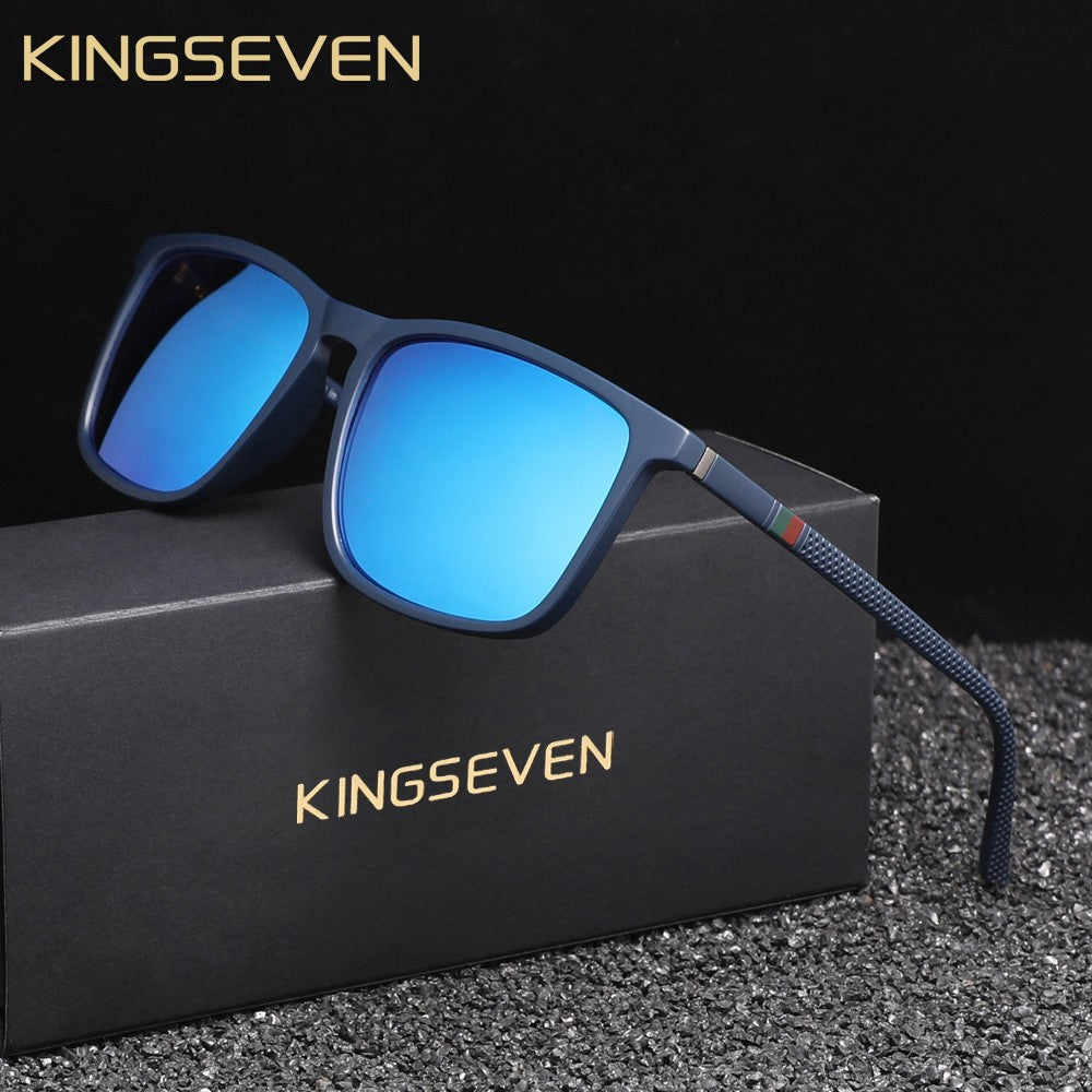 KINGSEVEN Brand Polarized Sunglasses For Men UV400 Protect Eyes Glasses For Holiday Light Weight Fishing Driving Glasses