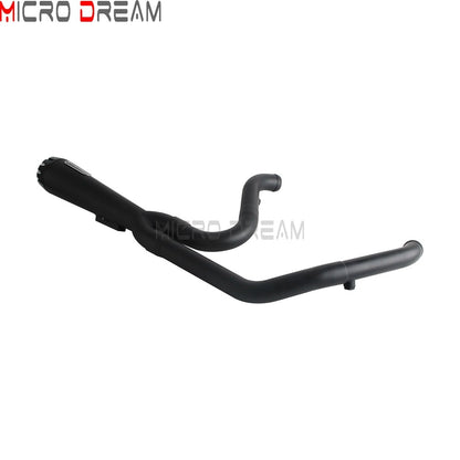 2 into 1 Motorcycle Engine System Pipe Slip on Exhaust Mufflers For Harley Street Glide ST FLHXST EFI FLHX Special FLHXS 2017-25