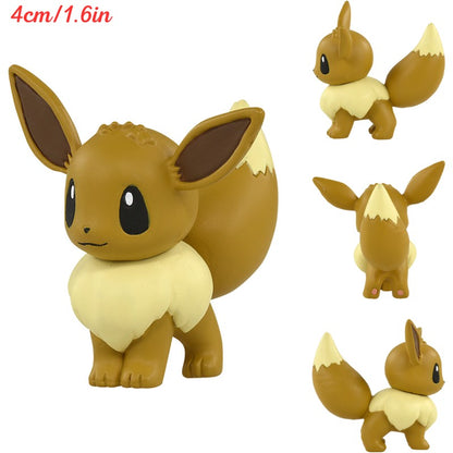 Brinquedos de Figura Pokemon Originais TAKARA TOMY Mimikyu Maushold Lapras Charizard Umbreon Sylveon Vaporeon Bonecos Modelo Presentes de Aniversário