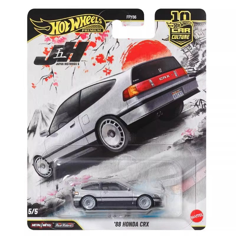Hot Wheels Premium 2025 FPY86 Ronin Run 2, Japan Historics 5 Car Culture, Modelo Diecast Escala 1:64, Brinquedos Colecionáveis de Presente para Crianças