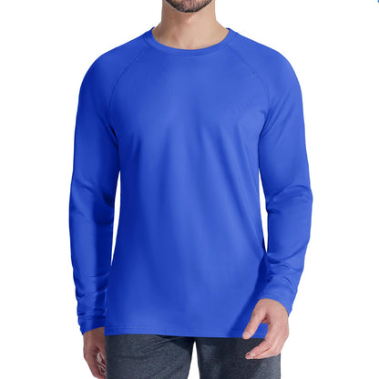 TACVASEN Fleece Lined T-shirts Mens Thermal Long Sleeve T Shirts Winter Autumn Athletic Workout Base Layer Pullover Tops Male