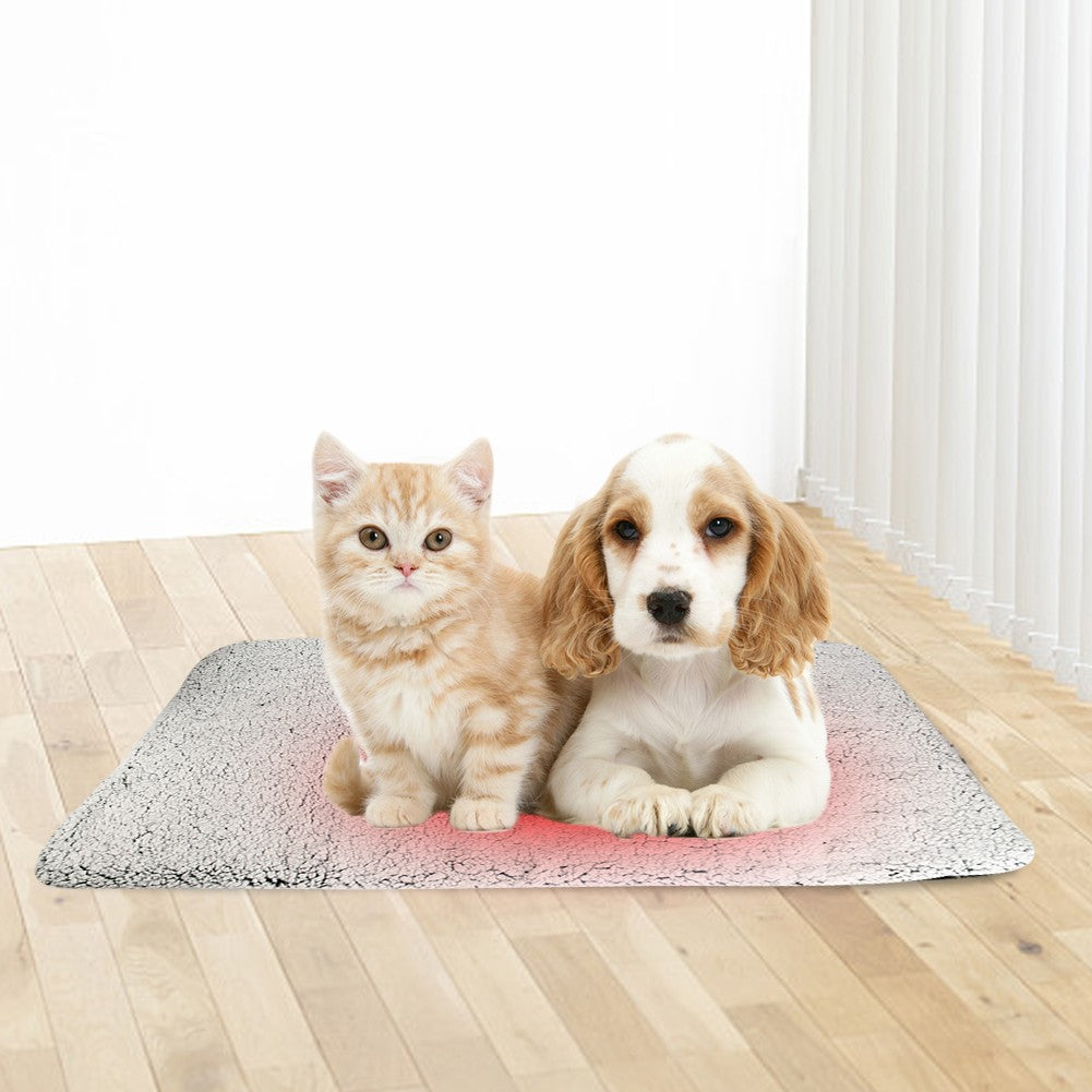 Almofada de Cama para Gatos Autoaquecível Tapete Térmico Autoaquecido para Cães e Gatos Colchonete Lavável para Animais de Estimação Confortável para Gatos Internos e Cães Pequenos