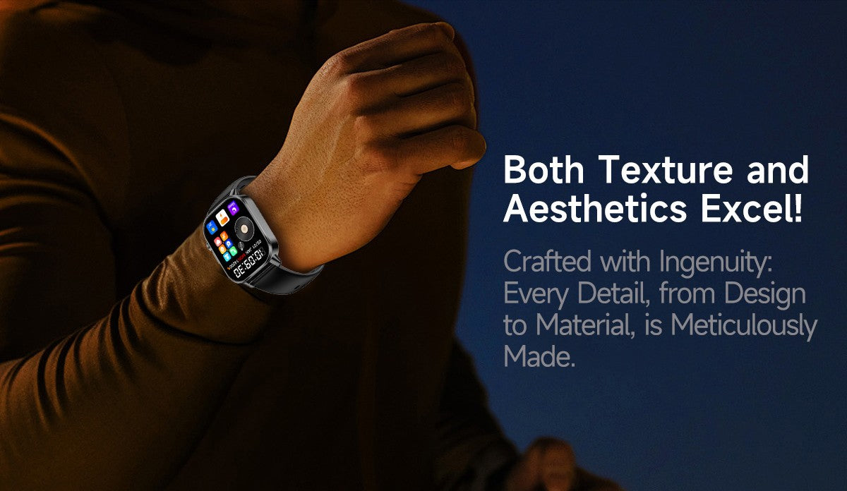 2026 New AI Health Diagnosis Smart Watch Body Analysis Uric Acid Blood lipids ECG+PPG Blood pressure call Smart watch Men Women