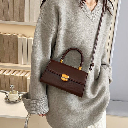 Fashion Solid Color Underarm Bags PU Leather Shoulder Bags for Women Design Luxury Small Handbag Female Subaxillary Clutches