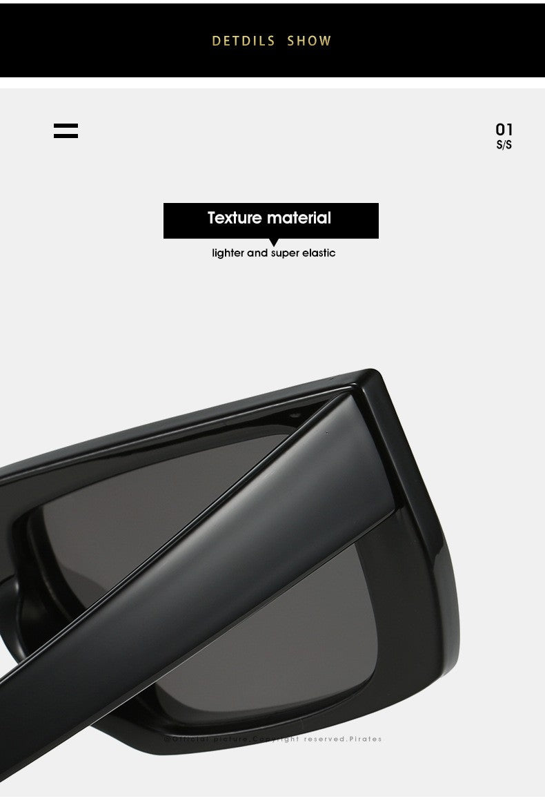 New Y2K Sunglasses for Men Women Trendy Sun Glasses Goggle Man Brand Designer Square Glasses Shades Female UV400 Eyewear