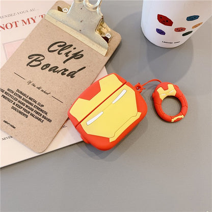 Capa Batman para Airpods Pro 2, Capa de Silicone à Prova de Choque 3D Desenho Animado para Airpods 4 3 2 1 Capa Protetora Funda Meninos Crianças