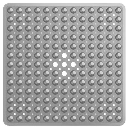 Tapete de chuveiro 53x53cm ventosa PVC antiderrapante tapete de banho quadrado para chão de chuveiro tapete de segurança antiderrapante para banheira carpete de banheiro