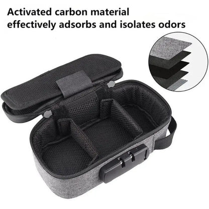 Smell Proof Bag Large-capacity With Lock  Activated Carbon Deodorant Bag Portable Pipe Bag Convenient