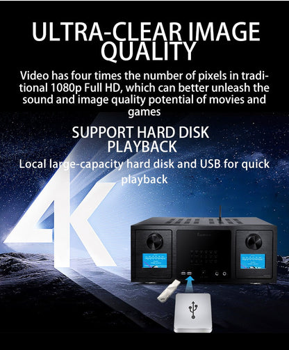 Conjunto de áudio Bluetooth de home theater com rede inteligente e 7.2 canais Balenald Dolby Atmos de última geração