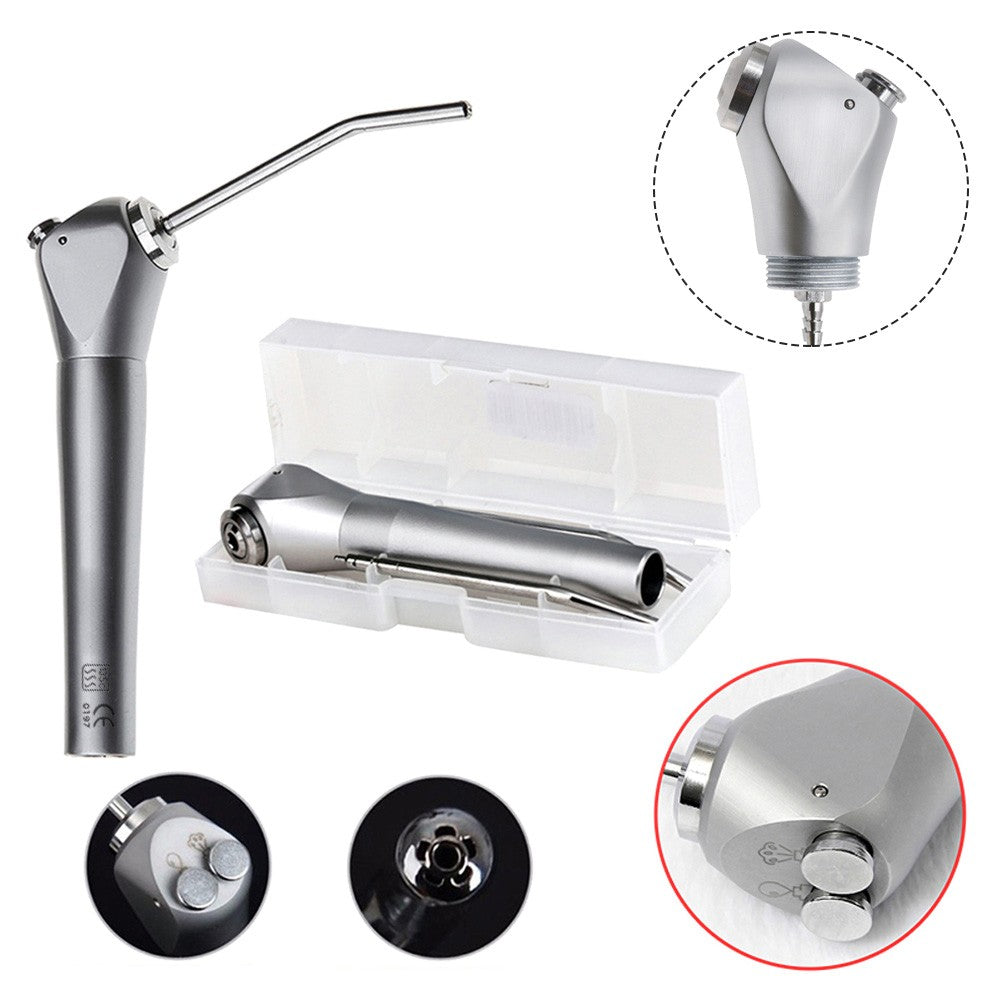 Caneta Seringa Odontológica de 3 Vias com 2 Pontas de Bico para Seringa Tripla Ferramenta de Limpeza Odontológica
