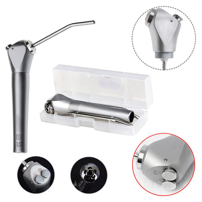 Caneta Seringa Odontológica de 3 Vias com 2 Pontas de Bico para Seringa Tripla Ferramenta de Limpeza Odontológica