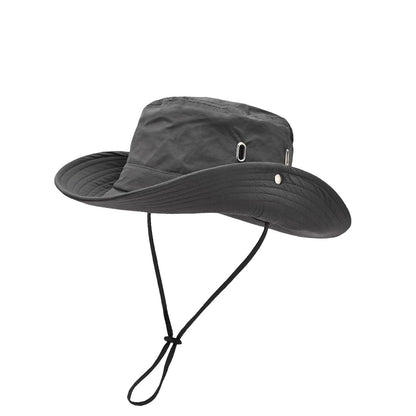 Chapéus De Pescador Masculinos De Material De Secagem Rápida, Prateados, Com Porosidade, Bonés Casuais Para Exterior, Chapéu De Proteção Solar Masculino, Chapéu De Aventura