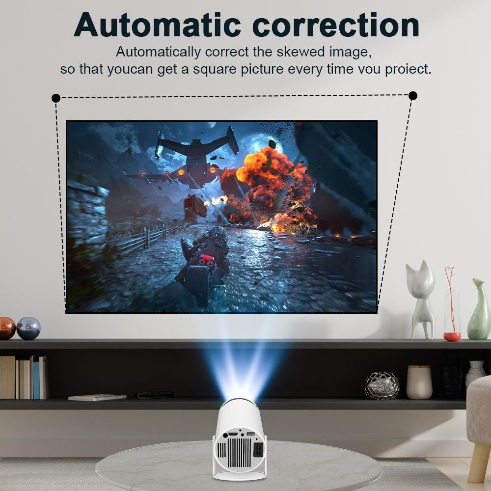 Projetor Magcubic HY300 Pro 4K 260ANSI Android 11 Portátil Dual WiFi6 BT5.0 Cinema ao Ar Livre Home Theater Suporta 720P