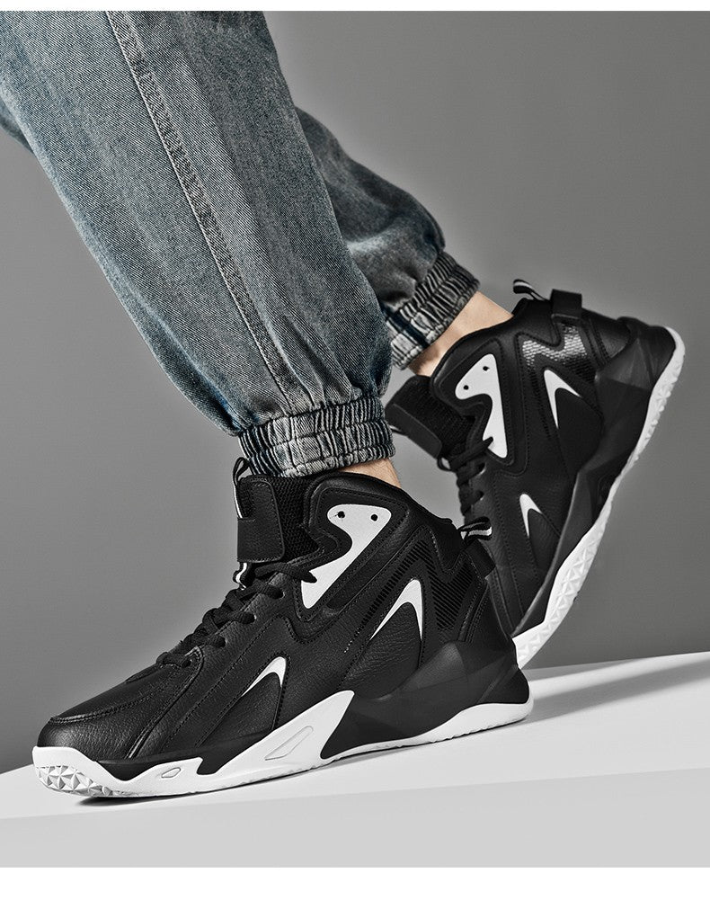 Men's plus size casual sneakers Four seasons breathable light outdoor basketball shoes fashion youth Joker sports running shoes