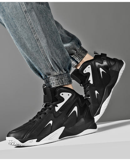 Men's plus size casual sneakers Four seasons breathable light outdoor basketball shoes fashion youth Joker sports running shoes