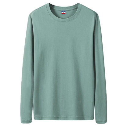 Fast Delivery T-Shirts Men Long Sleeves Tee Tops Male Autumn Plain Cotton Tshirts Plus Size 4XL 5XL Undershirts Man Clothing