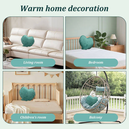 3D Leaf Throw Pillow Soft Plush Leaf Shaped Sofa Cushion 17.7 inch Leaf Shaped Throw Pillow for Bedroom Sofa Couch Decoration