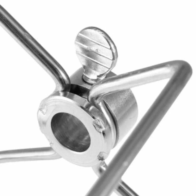 Rotating fix Fork Barbecue Skewer Oven Accessories Food Spit Grill Meat Grade Fork BBQ Forks Skewer Skewer Steel Tool Barbe U9S9