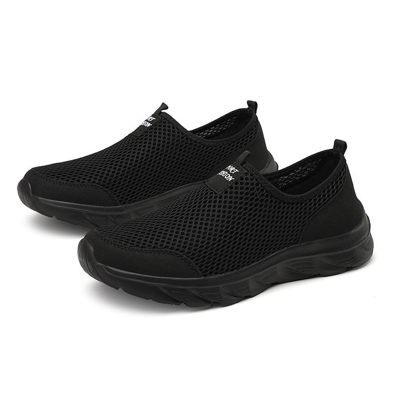 Tênis Casual Masculino Leve 2023 Respirável Slip-on Antiderrapante para Caminhada ao Ar Livre Tamanho 39-47