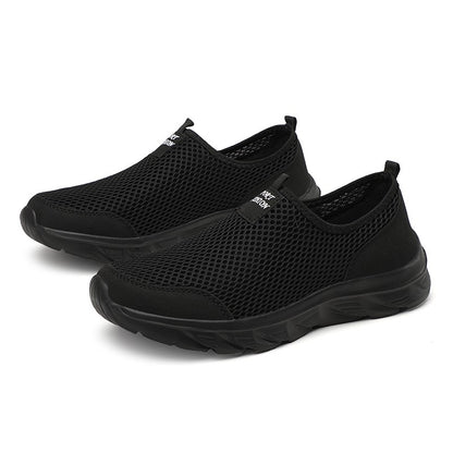 Tênis Casual Masculino Leve 2023 Respirável Slip-on Antiderrapante para Caminhada ao Ar Livre Tamanho 39-47