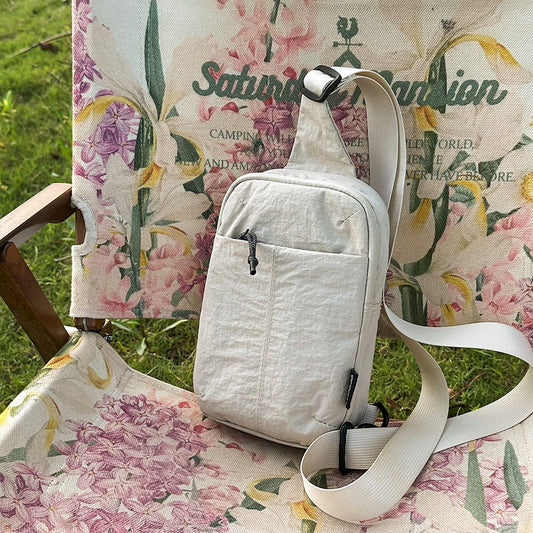 Chest Bag for Men and Women 2025 New Summer Small Backpack Crossbody Bag Casual Shopping Versatile Mobile Phone Bag