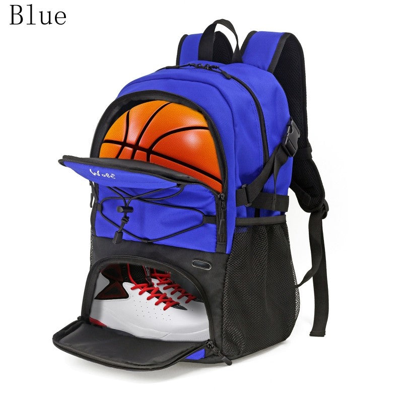 Mochila de basquete grande, bolsa esportiva com compartimento separado para bolas, compartimento para tênis de basquete, futebol, vôlei, natação, academia, viagens