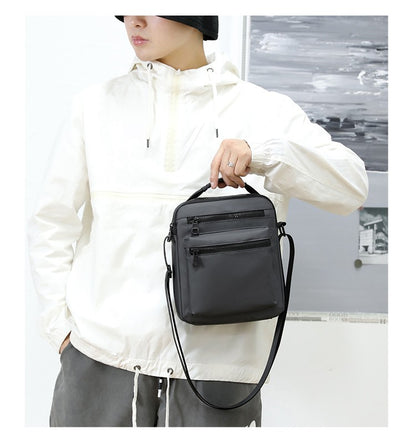 Man Classic Messenger Bag Men's Multifunction Shoulder Sling Pack Nylon Business Crossbody Flap Male Simple Handbags
