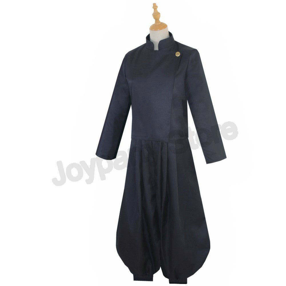 Geto Suguru Cosplay Costume Anime Jujutsu Kaisen High School Ieiri Shoko Costume Uniform Black Suit Halloween for Men Women